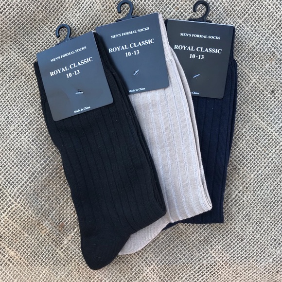 (6 Pairs) Men’s Dress Socks - Picture 2 of 5